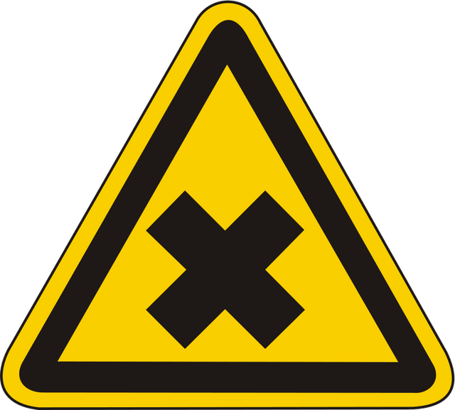 Warnschild Warnung vor gesundheitschädlichen oder reizenden Stoffen