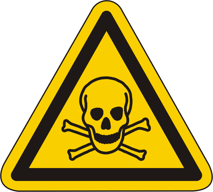 Warnschild Warnung vor giftigen Stoffen – ISO 7010