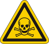 Warnschild Warnung vor giftigen Stoffen – ISO 7010