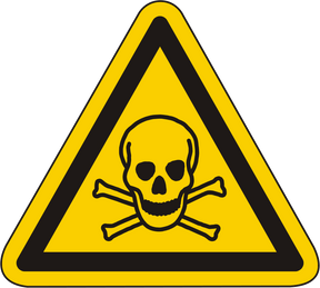 Warnschild Warnung vor giftigen Stoffen – ISO 7010