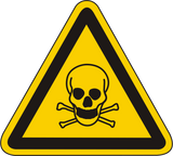 Warnschild Warnung vor giftigen Stoffen