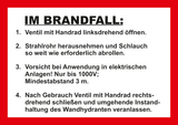 Handhabungsfolie Wandhydrant – Für formfesten Schlauch