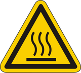 Warnschild Warnung vor heißer Oberfläche – ISO 7010