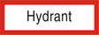 Brandschutzschild "Hydrant"
