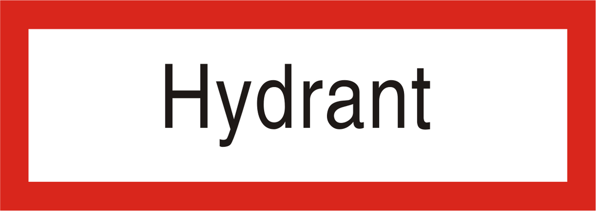 Brandschutzschild "Hydrant"