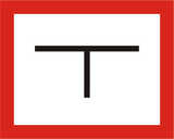 Brandschutzschild Hydrantenkennzeichnung