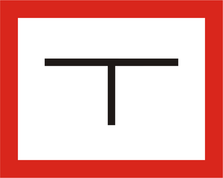 Brandschutzschild Hydrantenkennzeichnung