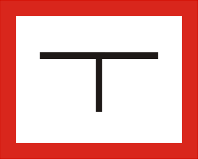 Brandschutzschild Hydrantenkennzeichnung