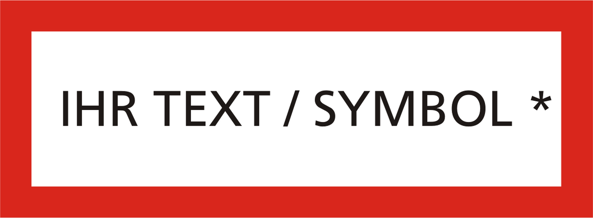 Ihr Text/Symbol UV-echter Druck bis zu 2 Farben