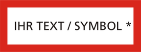 Ihr Text/Symbol UV-echter Druck bis zu 2 Farben