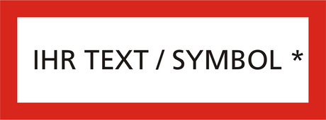 Ihr Text/Symbol UV-echter Druck bis zu 2 Farben
