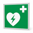 Rettungsschild Defibrillator – Kunststoff 1 mm