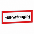 Brandschutzschild "Feuerwehrzugang" – Kunststoff 1 mm