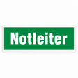 Rettungsschild "Notleiter" – Kunststoff 1 mm