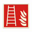 Brandschutzschild Feuerleiter – ISO 7010 – Kunststoff langnachleuchtend