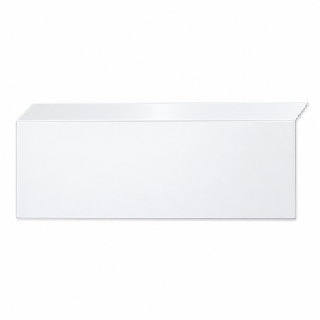 Fahnenschild neutral als Deckenversion – 150 x 300 mm, 200x400x25mm