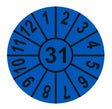 Tüv-Marke 2031 blau