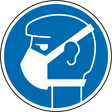 Schild Leichten Atemschutz benutzen
