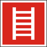 Brandschutzschild Feuerleiter