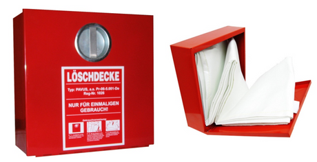 Löschdeckenbehälter aus Metall