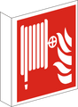 Fahnenschild Löschschlauch – ISO 7010 – Symbol