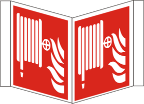 Nasenschild Löschschlauch – ISO 7010