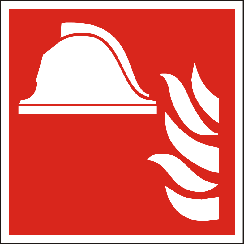 Brandschutzschild "Mittel und Geräte zur Brandbekämpfung" – ISO 7010