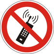 Verbotsschild Mobilfunk / Handy Verbot