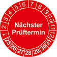 Prüfaufkleber – Nächste Prüfung