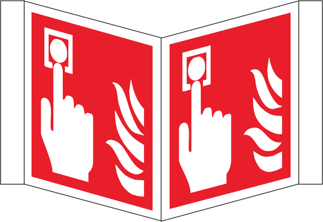 Nasenschild Brandmelder – ISO 7010