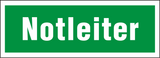 Rettungsschild "Notleiter"