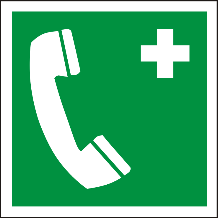Rettungsschild Notruftelefon E 004 – ISO 7010