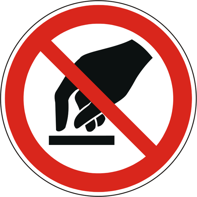 Verbotsschild P010 – ISO 7010