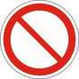 Verbotsschild P001 – ISO 7010