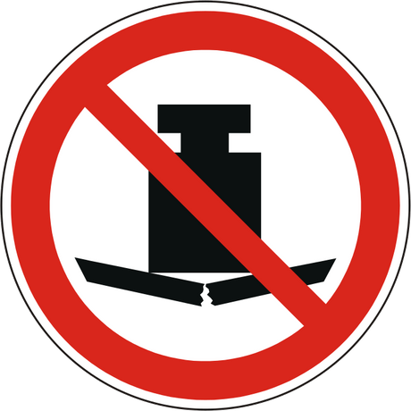 Verbotsschild P012 – ISO 7010