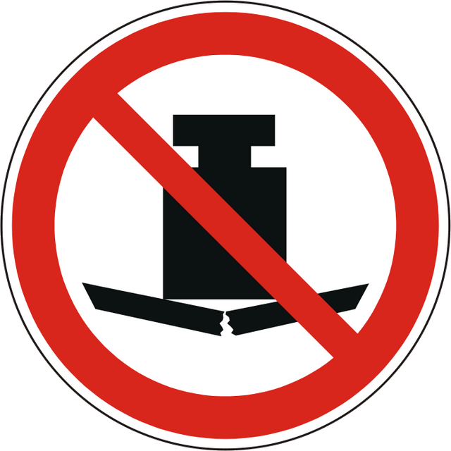 Verbotsschild P012 – ISO 7010