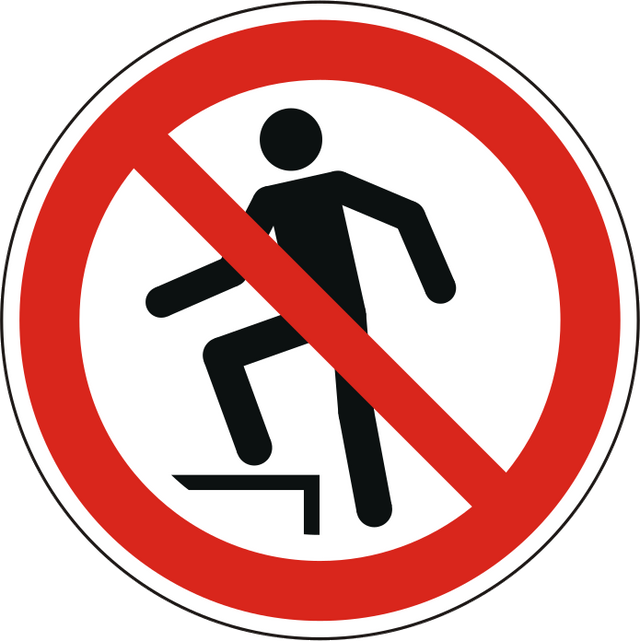 Verbotsschild P019 – ISO 7010