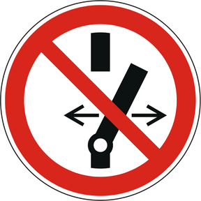 Verbotsschild P031 – ISO 7010