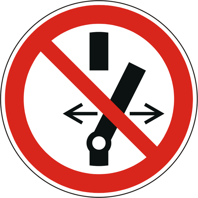 Verbotsschild P031 – ISO 7010