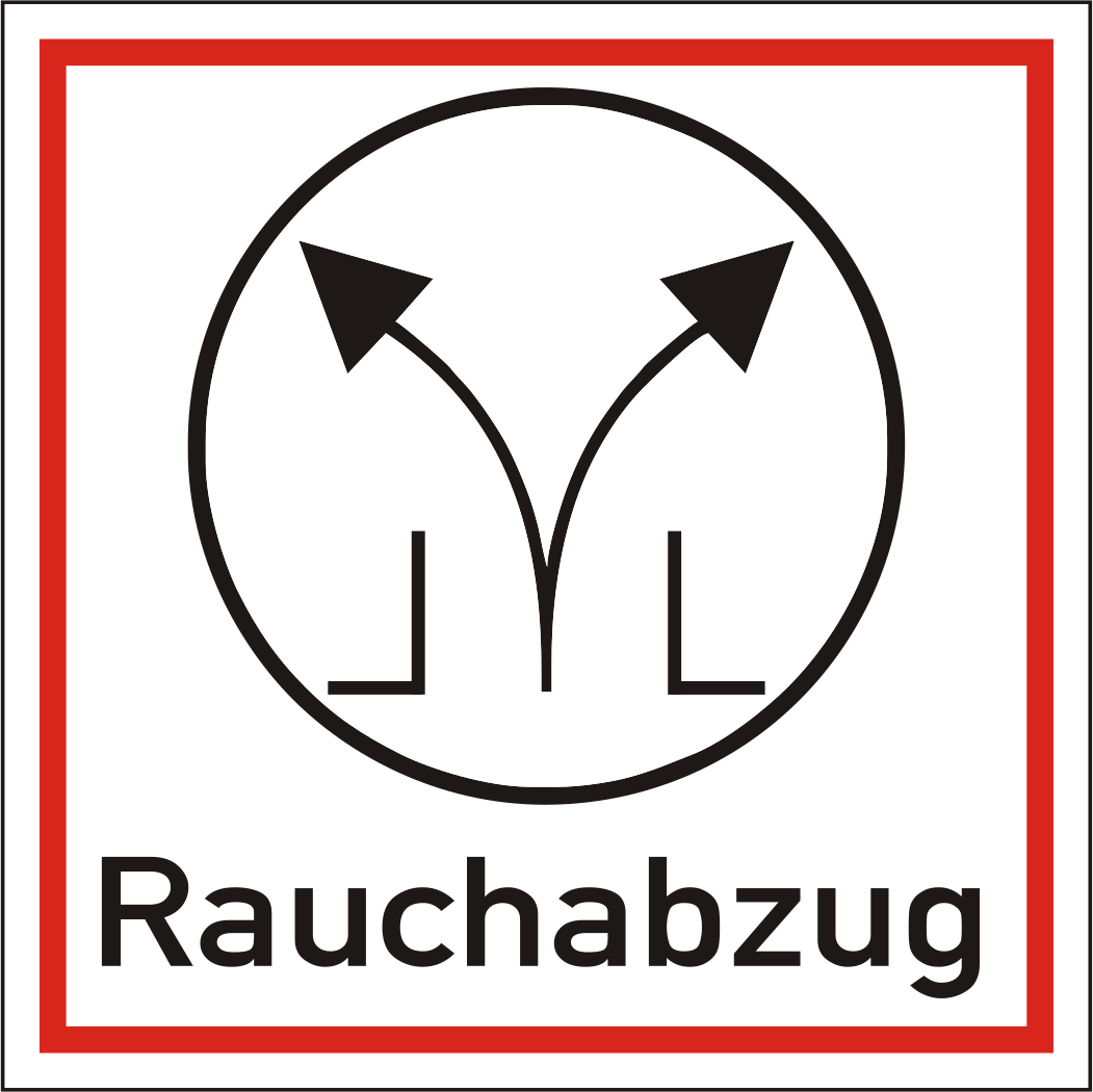 Brandschutzschild Rauchabzug