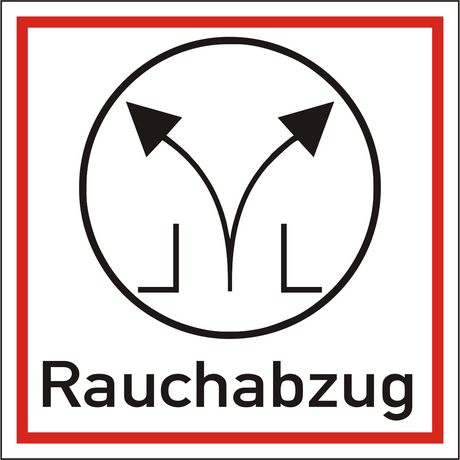 Brandschutzschild Rauchabzug