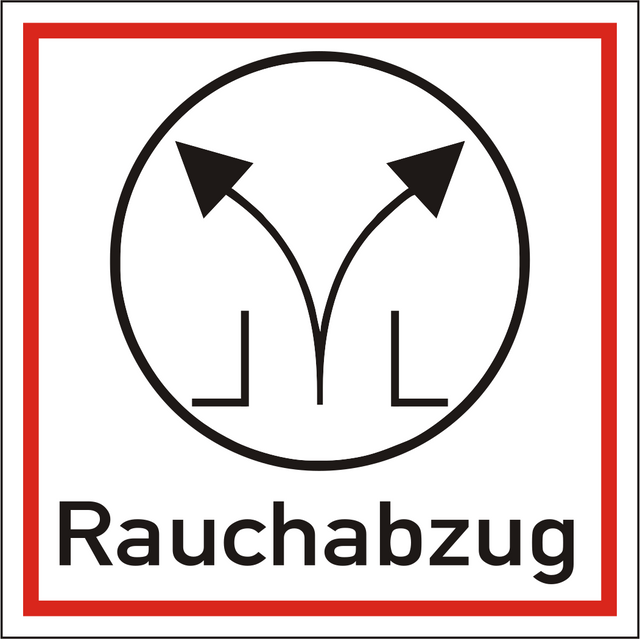 Brandschutzschild Rauchabzug