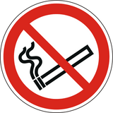 Verbotsschild Rauchen verboten – ISO 7010