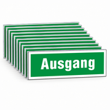 Rettungsschild "Ausgang" – Mehrfachpack
