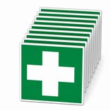 Rettungsschild Erste Hilfe E 003 – ISO 7010 – Aluminium (Set)