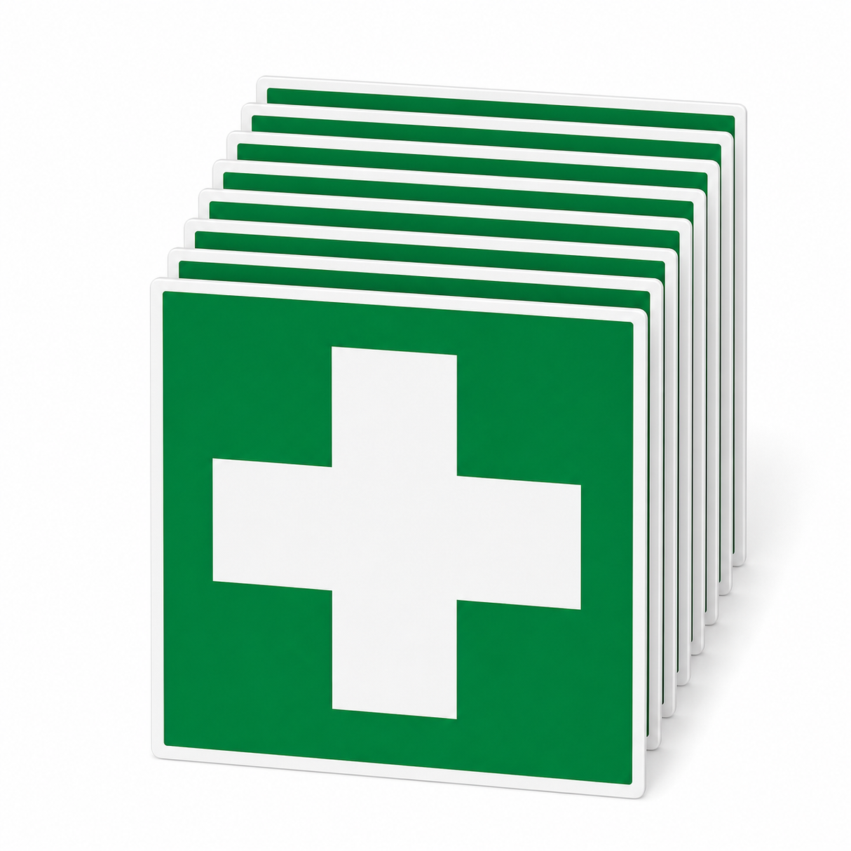 Rettungsschild Erste Hilfe E 003 – ISO 7010 – Kunststoff 1 mm (Set)