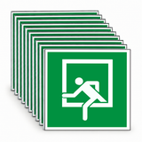 Rettungsschild Rettungsfenster E019 – Mehrfachpack