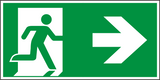 Rettungswegschild rechts – ISO 7010 – E002
