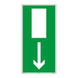 Rettungswegschild "Notausgang"