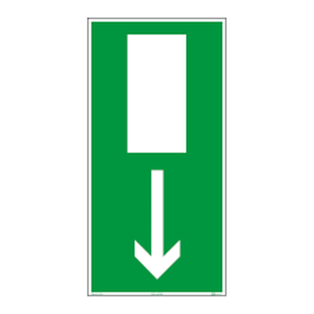 Rettungswegschild "Notausgang"